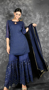 Indo Fusion Sharara Set